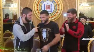 Хабиб Нурмагомедов у Рамзана Кадырова.Чемпион Ufc в лёгком весе Орёл Хабиб отдыхает в Грозном