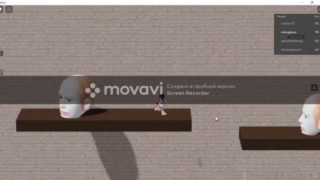 убегаю от бегущей головы roblox смотреть онлайн