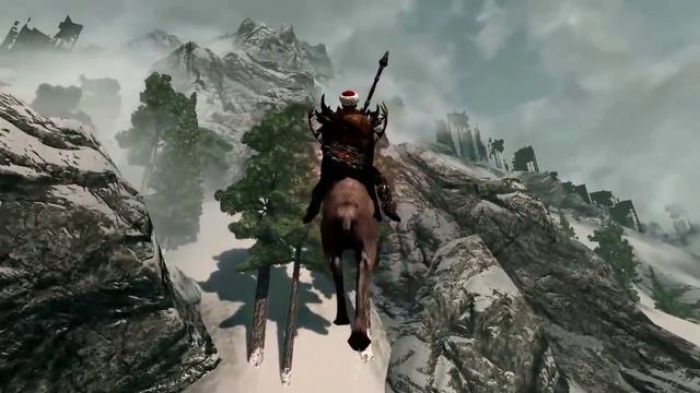 Rudolph the Red Nosed Raindeer in Skyrim смотреть онлайн