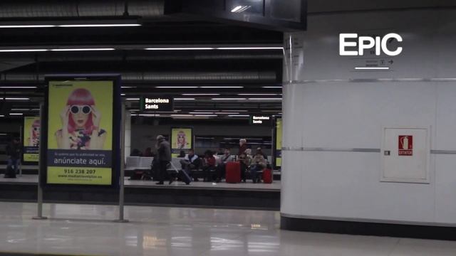 Estación Sants - Barcelona, España (HD)