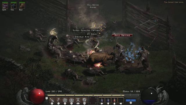 Diablo 2 Resurrected How to Make The Secret Cow Level | Doing my 1st Cow Run смотреть онлайн
