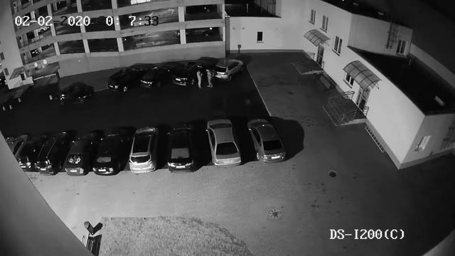 DS-I200 - вечер, стоянка, ИК смотреть онлайн