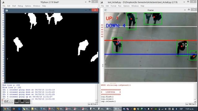 Opencv Python - People Counter смотреть онлайн