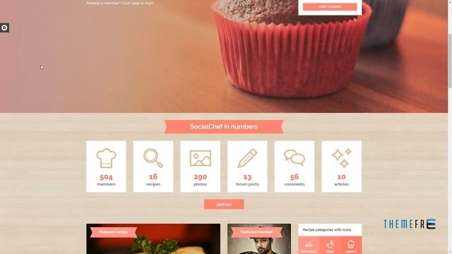 SocialChef - Social Recipe WordPress Theme смотреть онлайн