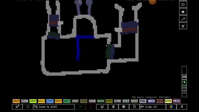 как построить ядерный реактор в игре The Powder Toy