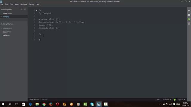3 - ( JavaScript Tutorial ) Output --- كيفيه اخراج المعلومات على المتصفح смотреть онлайн