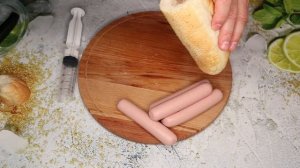 Быстро и вкусно | Сосиска в булке