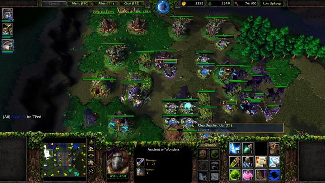 Warcraft 3 FFA Elf Strategies - Dr + Alch + Panda + Chimera + Orc Casters смотреть онлайн