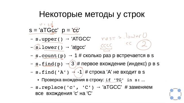 Программирование на Python / Строки и символы (шаг 2) смотреть онлайн
