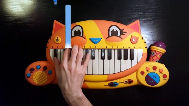 Among us - Main Menu Theme - CAT PIANO Easy tutorial смотреть онлайн