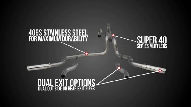 2009-14 Ford F-150 All V8 engines - American Thunder Cat-back Exhaust System 817522 смотреть онлайн