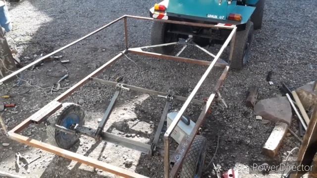 Самоделный прицеп за 2 дня для мини трактора 7.0 лс смотреть онлайн