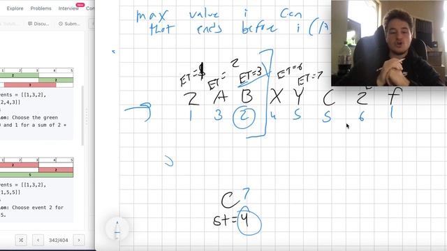 Leetcode 2054. Two Best Non-Overlapping Events смотреть онлайн