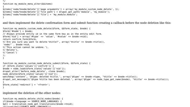Drupal: How to delete all translations when deleting a node using default language? (4 Solutions!!) смотреть онлайн