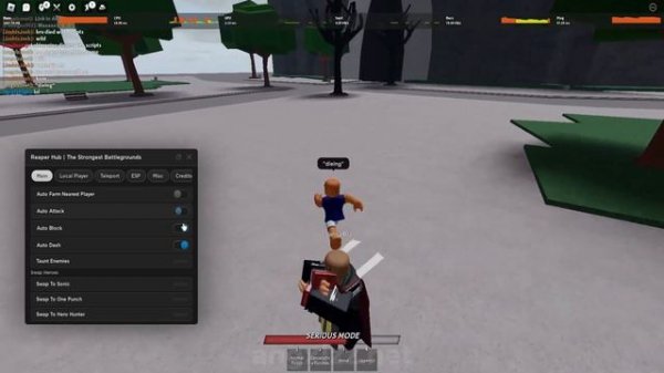 The *BEST* Strongest Battlegrounds Script 😡 | Autofarm, Auto Attack, & MORE!