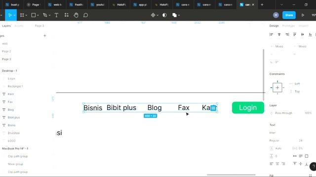 cara membuat desain website bibit di figma part 2 смотреть онлайн