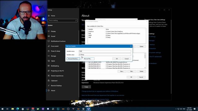 COMO MUDAR A LOCALIZAÇÃO DA PASTA "TEMP" DO WINDOWS 10! смотреть онлайн