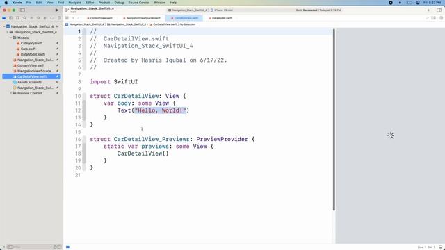 Create Custom SwiftUI Navigation Stack in SwiftUI 4 смотреть онлайн