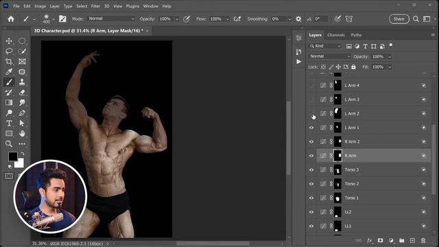 Make Flat Photos Look 3D with Photoshop! смотреть онлайн