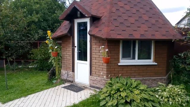 Домик гриль кирпичный, для сезонного проживания. смотреть онлайн