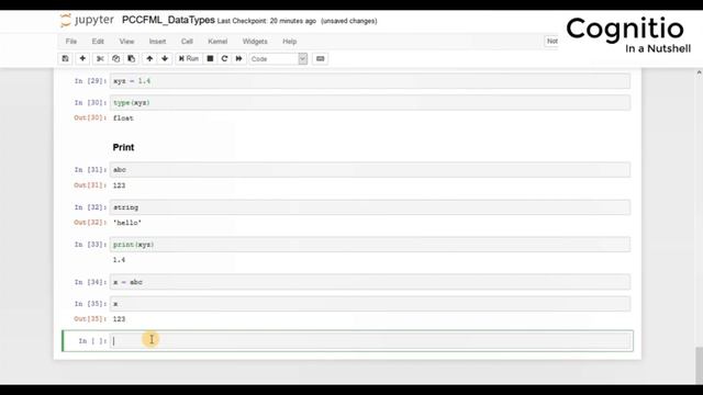 Python Crash Course - ML - DataTypes - Variable and Printing- Part 4 смотреть онлайн