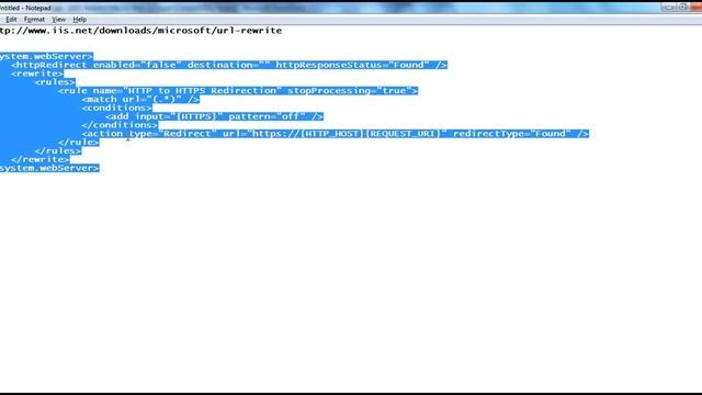 Redirect http to https in iis Part 102 смотреть онлайн