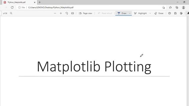 Python Matplotlib Lesson 1- Introduction - Pyplot - Plotting смотреть онлайн