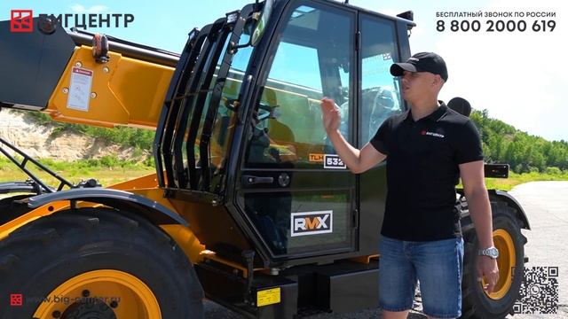 Технический обзор на телескопический погрузчик RUNMAX (RMX) TLH532E смотреть онлайн