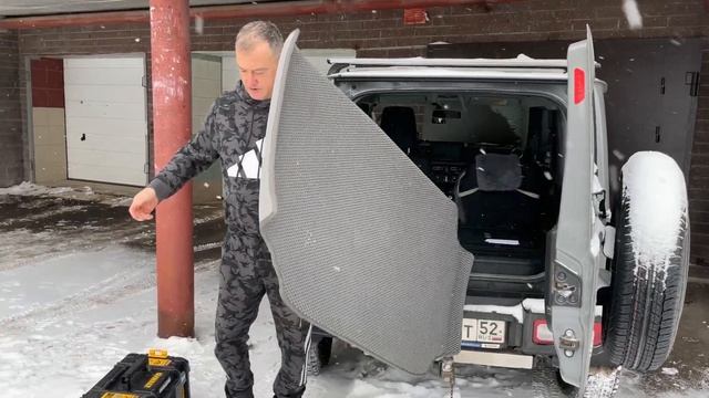 Jimny размер багажника и замерзшая лебёдка. смотреть онлайн