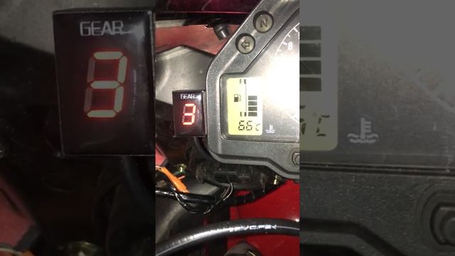 HONDA CBR600RR настройка индикатора передач