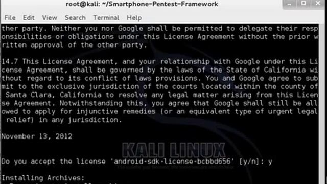 Installing SPF on Kali Linux смотреть онлайн