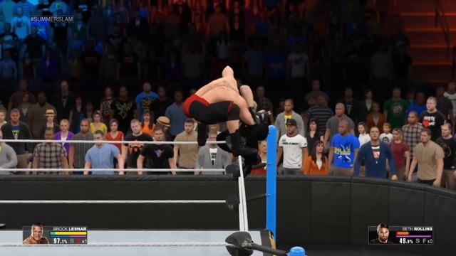 ЗВЕРЬ СЛОМАЛ РИНГ В WWE 2K15 смотреть онлайн