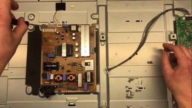 LG 40LF630V доработка БП EAX66163001 телевизора после замены подсветки, уменьшаем ток LED смотреть онлайн