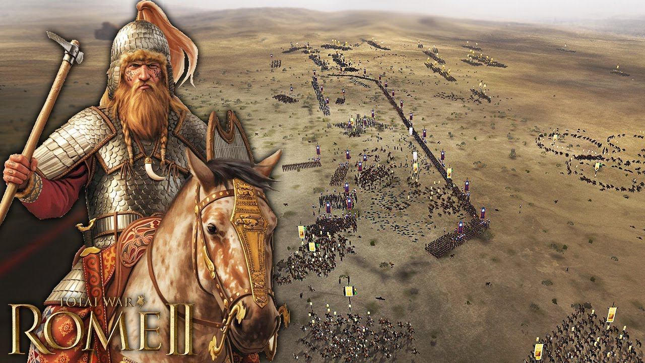 ИХ БОЯЛСЯ ДАЖЕ РИМ! Сетевой Матч - Бактрия VS Царские Скифы | 4 VS 4 | Total War: Rome 2 смотреть онлайн