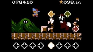FNF MX Mario Chasing BF (SMB. FUNK MIX: GAME OVER)