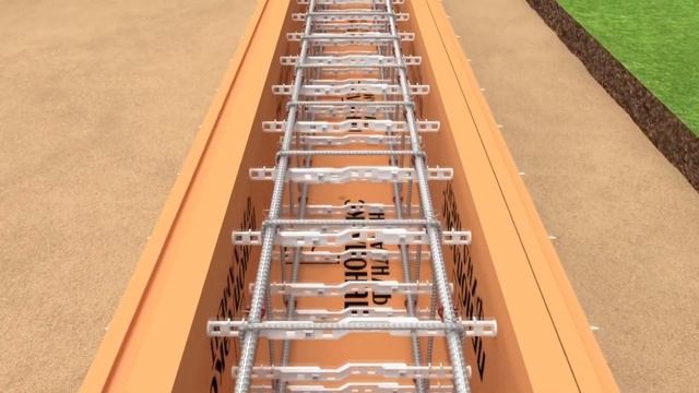 Строительство фундамента с несъемной опалубкой из ПЕНОПЛЭКС смотреть онлайн