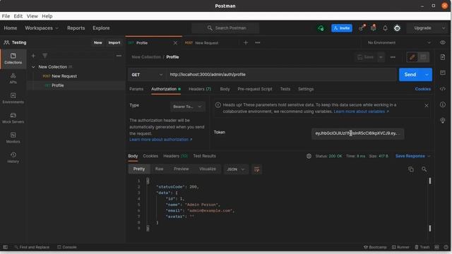 Tutorial membuat Dinamis Access Token Authorizarion di Postman смотреть онлайн