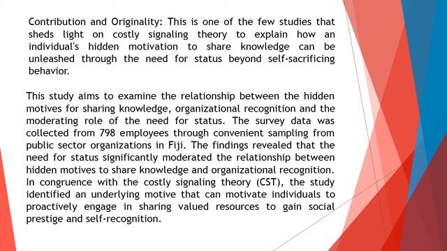 Hidden Motivation for Knowledge Sharing Behavior and Organizational Recognition The Moderating Role смотреть онлайн