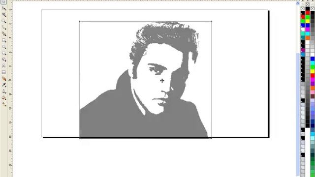 CorelDraw - Creating Black and White Protrait Stytle Images - Vector смотреть онлайн