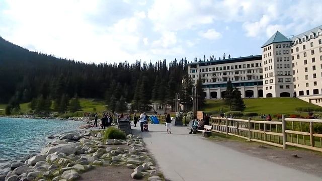 LAKE LOUISE Fairmont Chateau hotel Banff National Park Alberta Canada Travel смотреть онлайн