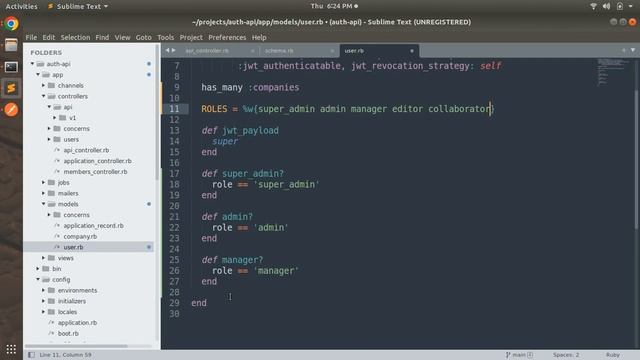 Add Roles to User Model and Using Meta Programming in Model смотреть онлайн