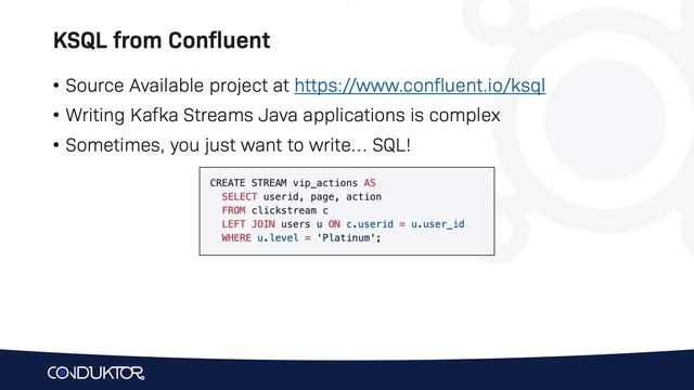 How does Confluent ksqlDB (ex KSQL) work in Apache Kafka? смотреть онлайн