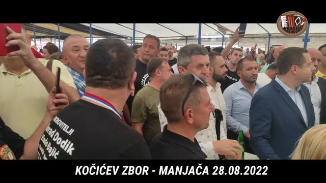 Dodik zapjevao sa Sinovima Manjače na Kočićevom zboru (Uživo 2022) смотреть онлайн