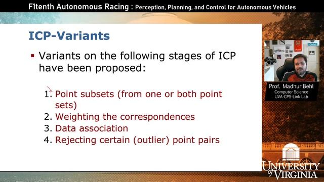 F1tenth (F1/10) Lecture 8]: Scan Matching with LIDAR data смотреть онлайн
