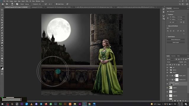 Queen's Balcony - Photo Manipulation Photoshop Tutorial