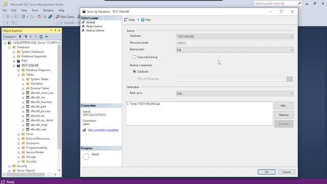 Microsoft SQl Server - Cara manual backup database смотреть онлайн