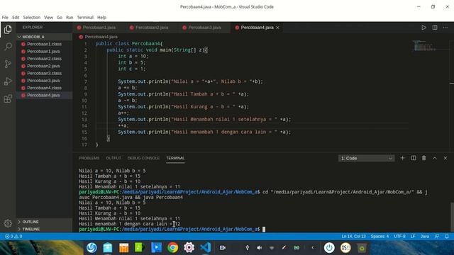 Belajar Pemrograman Java Dasar, Mengenal Tipe Data Boolean & Integer #5 смотреть онлайн