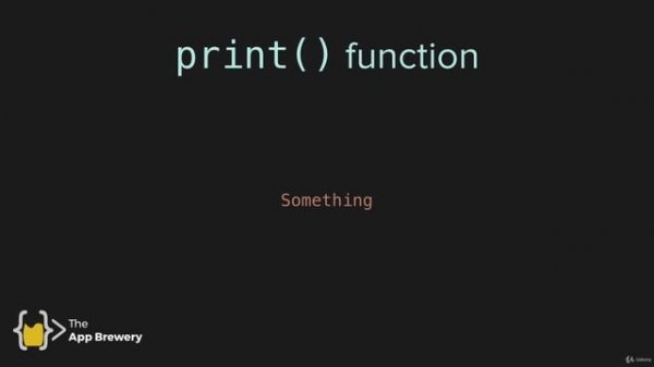 Day 1 - Working with Variables in Python to Manage Data - 005 Printing to the Console in Python