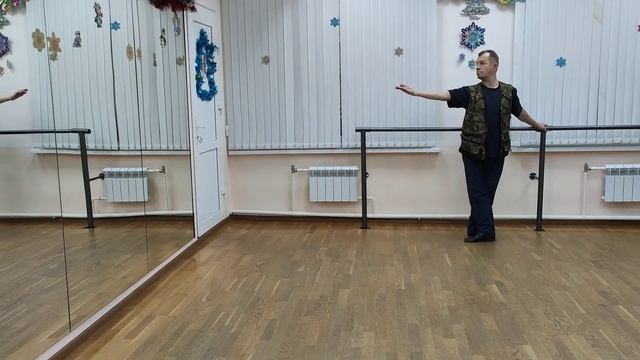 Народный станок. Упражнения тандю - носок- каблук; Жете смотреть онлайн