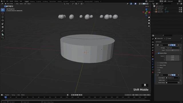 How To Duplicate Objects On A Path/Curve/Circles in Blender | Blender Tutorials смотреть онлайн